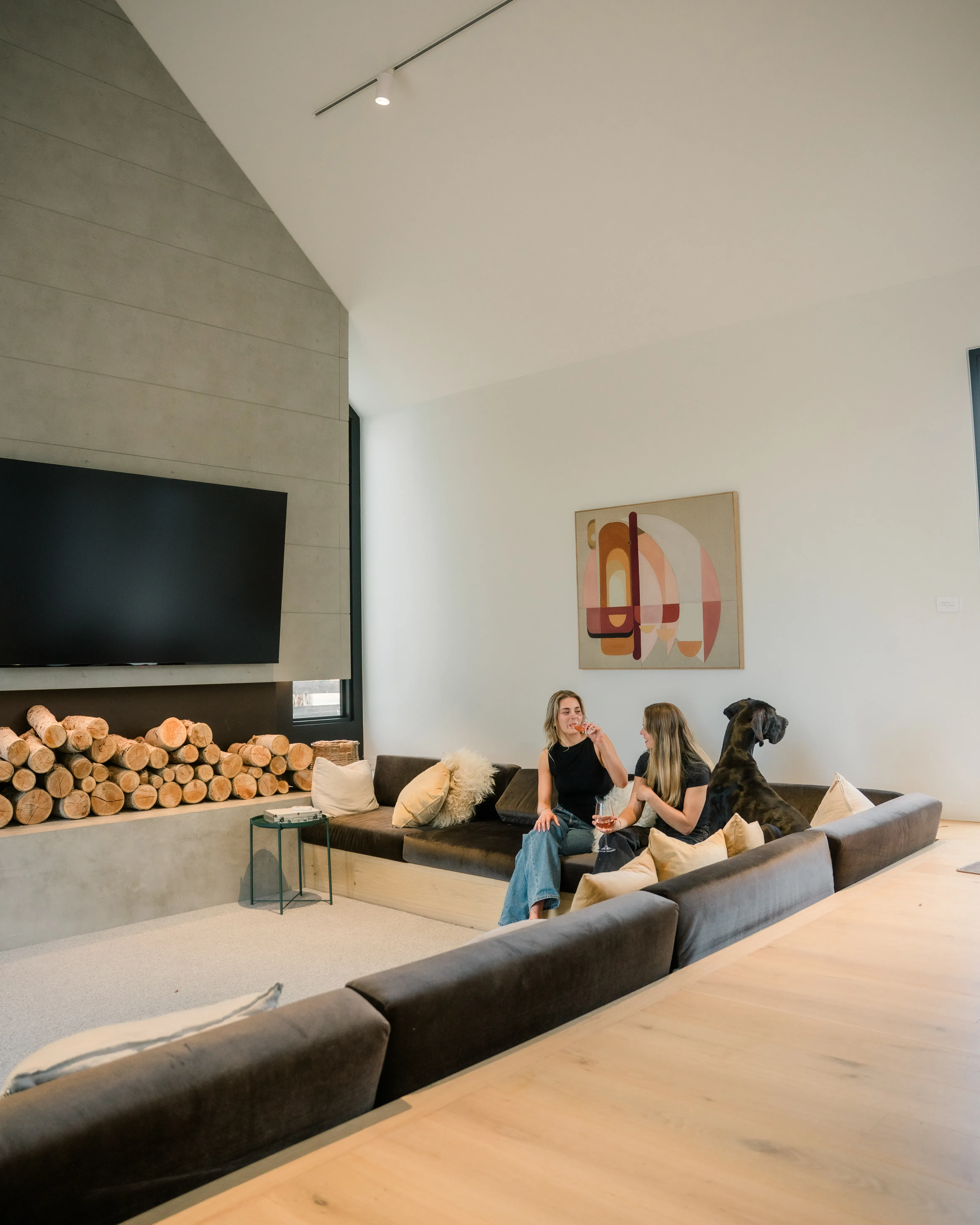 A BHDB living space — simple, warm, and architectural